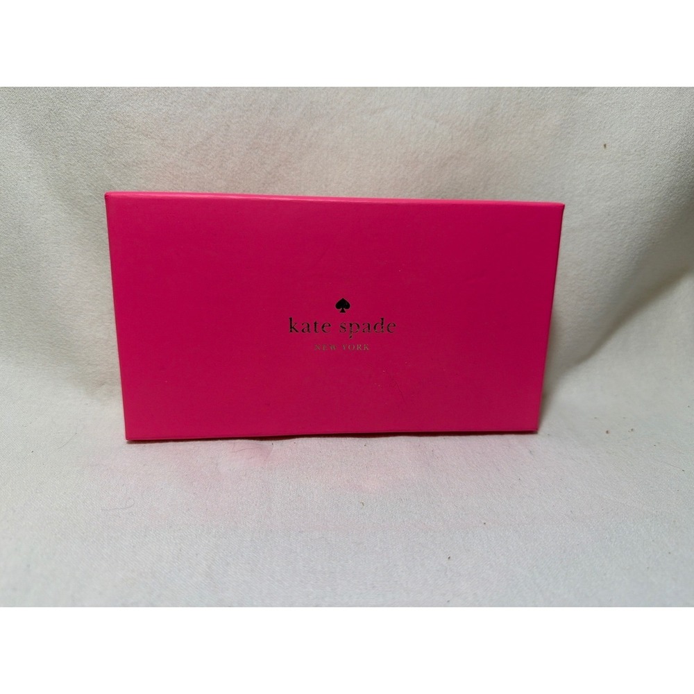 Kate Spade New York‎ Pink Striped Gift Box for Wallet BOX ONLY